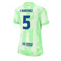 Maglia Calcio Barcelona Inigo Martinez #5 Terza Divisa Donna 2024-25 Manica Corta